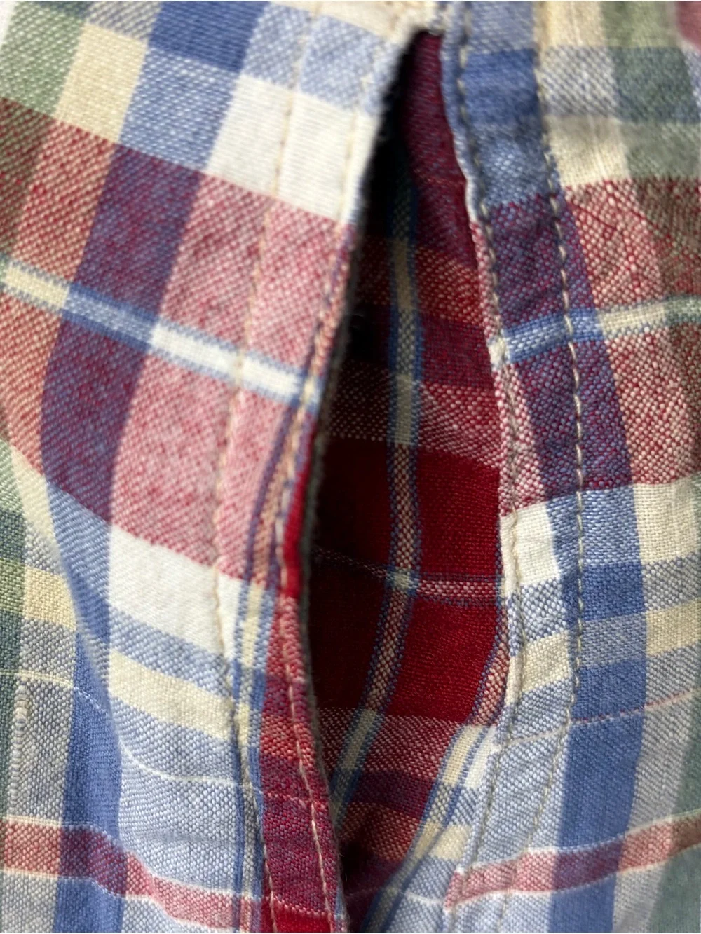 VTG Pendleton 100% Cotton 1992 Release Plaid Button Front Skirt Set Size M / 10
